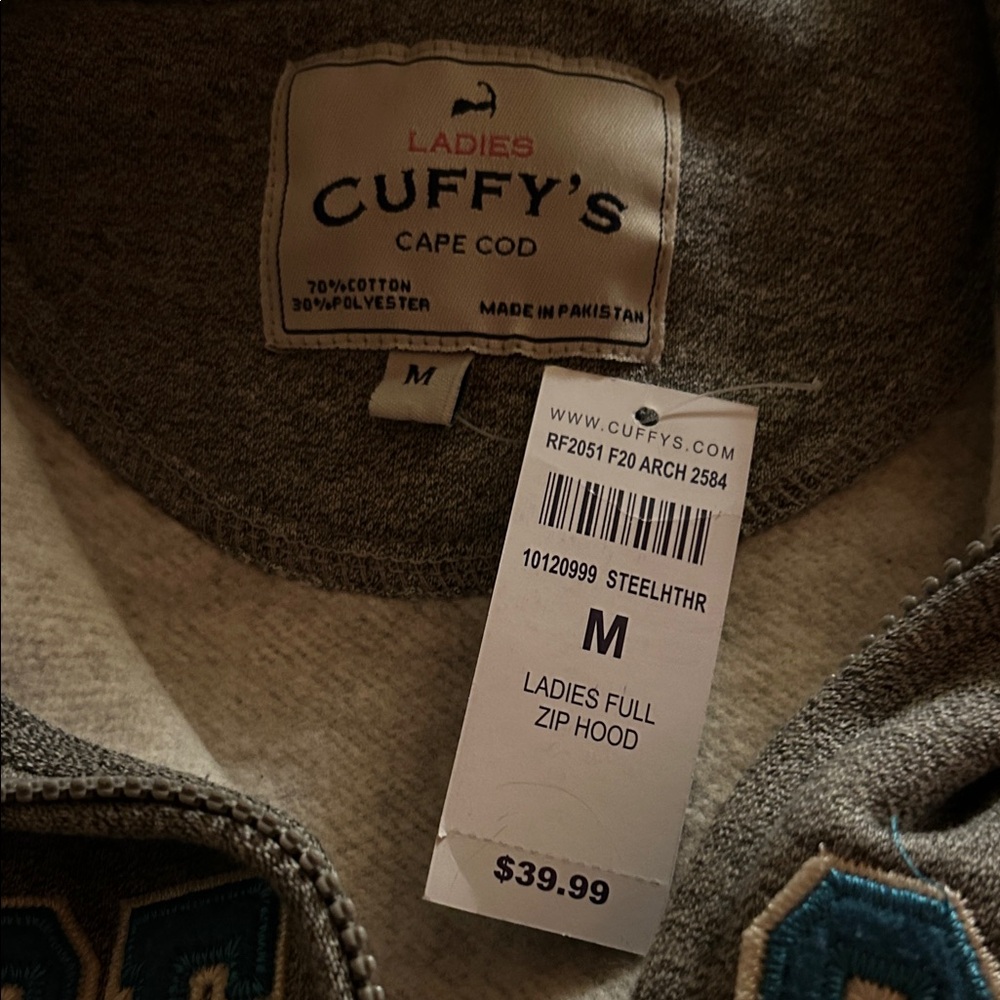 Cuffy’s Gray Hoodie - Picture 2 of 4